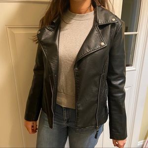Faux Leather Jacket